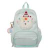 New schoolbag, junior high school student, niche transparent puppy bag, flash backpack, two-dimensional travel backpack