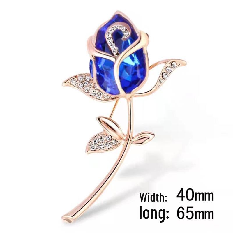 Elegant Luxury Brooch: Versatile and Exquisite Pin for Suit Jackets - Japanese and Korean Inspired Design