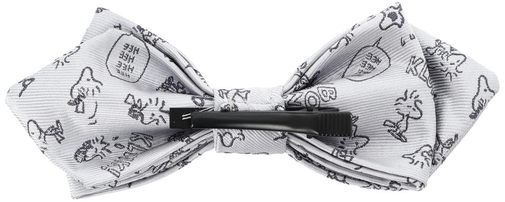 Peanuts Snoopy Bow Tie with Original Box (PND48173) Light Gray, SNOOPY Woodstock Bow Tie, One-Touch, Character, Wedding