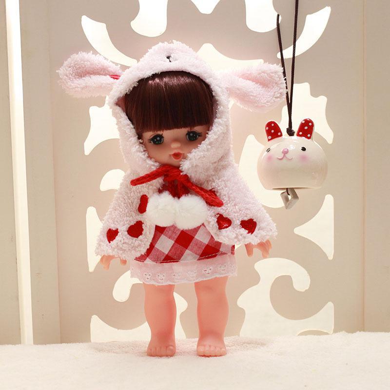 Xiaolemei Joint Doll Set: Outfit & Playhouse Set for Girls