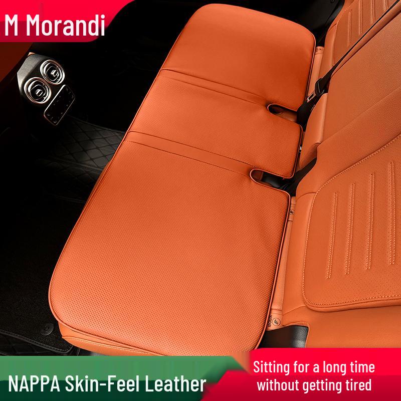 Morandi Nappa Leather All-Season Car Seat Cushion for Mercedes-Benz E-Class/C-Class/GLC/GLB/GLE