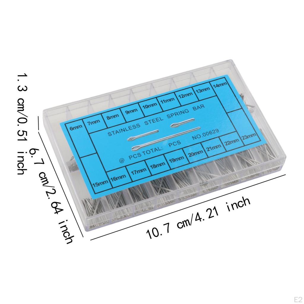 360Pcs Watch Band Link Cotter Pins Assortment Bracelet Split Accessories Spare