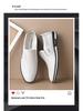 Handmade Men's Slip-On Leather Moccasins: Soft Sole Formal British Style for Commuting