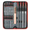 For Metal Hand File Set 16Pcs-Double Pattern Files With Brush Steel, For Metal& Wood File Works Large, Small Files Included