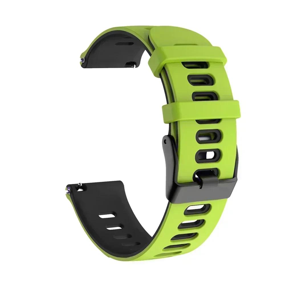 22mm Silikonowy Pasek do Zegarka Dla COROS APEX 46mm 2 Pro/PACE Pro 3 Wymienny Miękki Pasek na Nadgarstek Dla Xiaomi Watch S4 Sportowy Bransoleta Correa