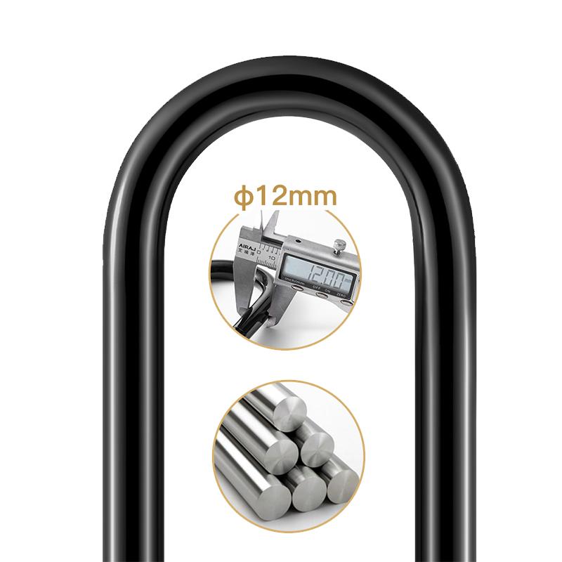 Durable & Waterproof U-Shape Anti-Theft Combination Lock Shop Door & Bicycle Padlock with Password Unlock
