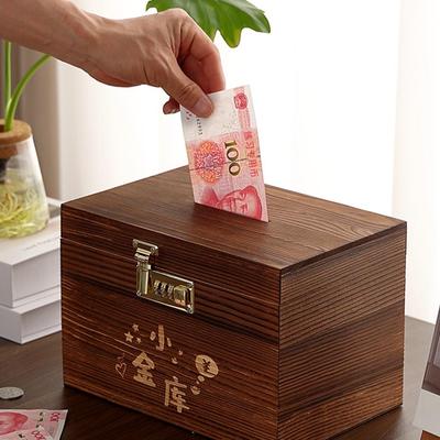 Combination Lock Piggy Bank for Kids & Adults - Secure Savings Chest