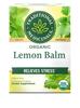 Traditional Medicinals Organic - Lemon Balm - 16 Tea Bags
