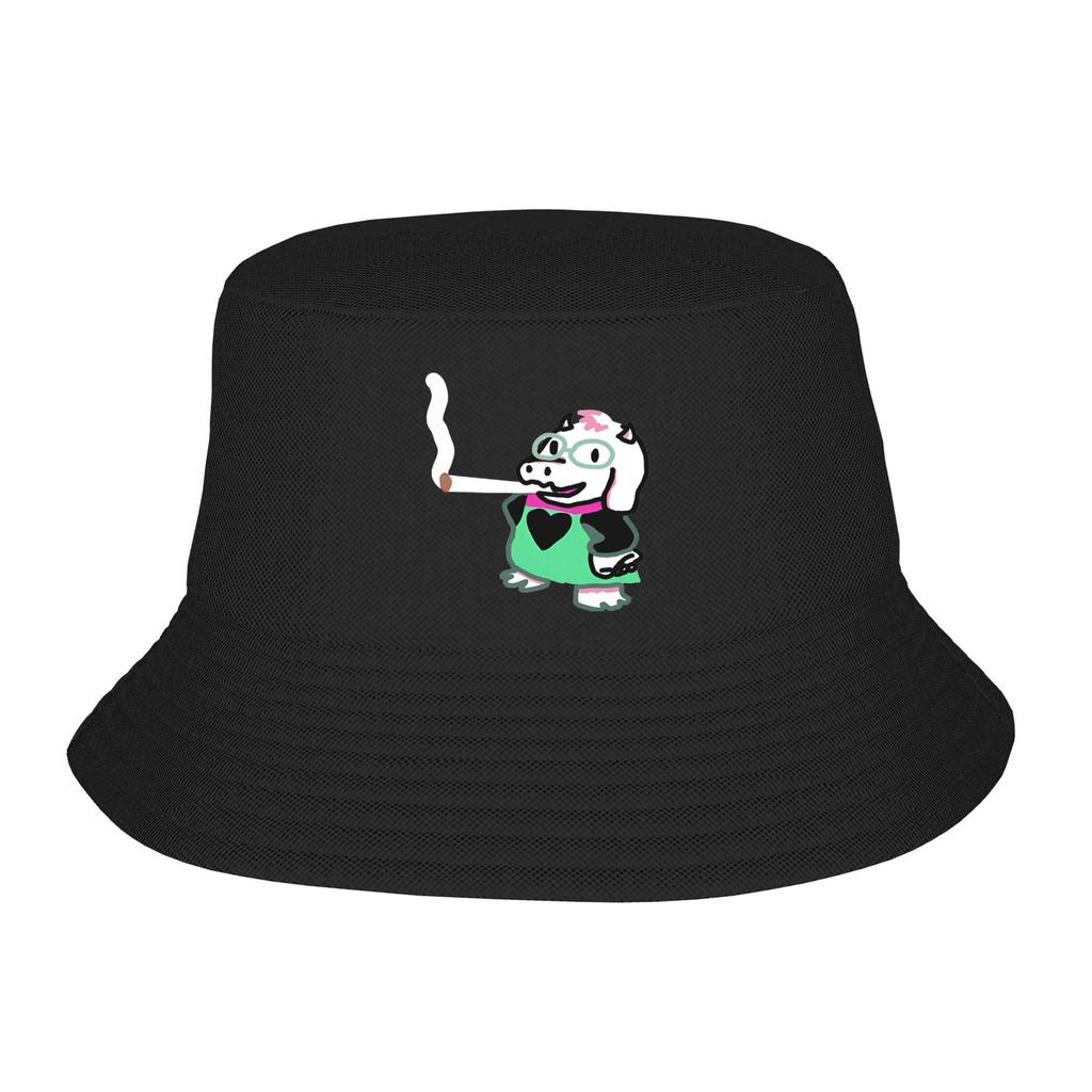 Harajuku Ralsei Deltarune Bucket Hat Women Lightweight Fishing FisherUnisex Cap Hot Summer Beach Vacation Getaway Headwear Bob Hat