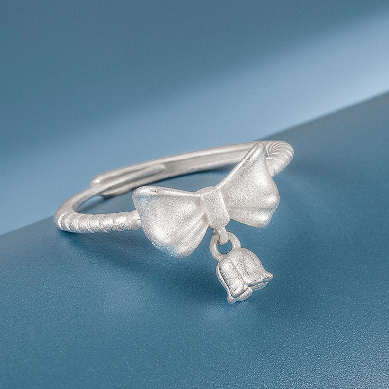 

925 Sterling Copper Plated Sun Moon Sunflower Heart Rings For Women Original Flower Wedding Crystal Luxury Zircon Accessories