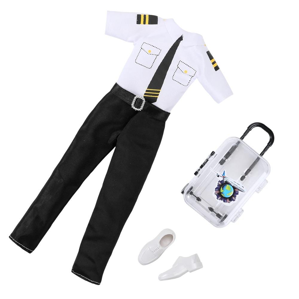 Muñeco Masculino 1/6 Con Conjunto de Ropa Homesome Soldier Muñeco Hombre Ropa Hecha a Mano Atuendo Para Muñeco Ken Príncipe de 29CM