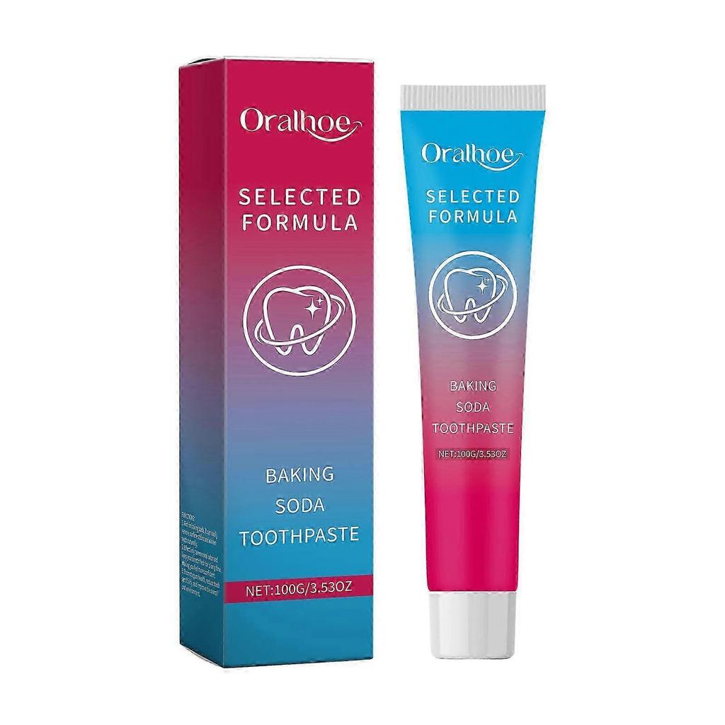 Whitening Baking Soda Toothpaste for Sensitive Teeth Mint Fresh, 100ml