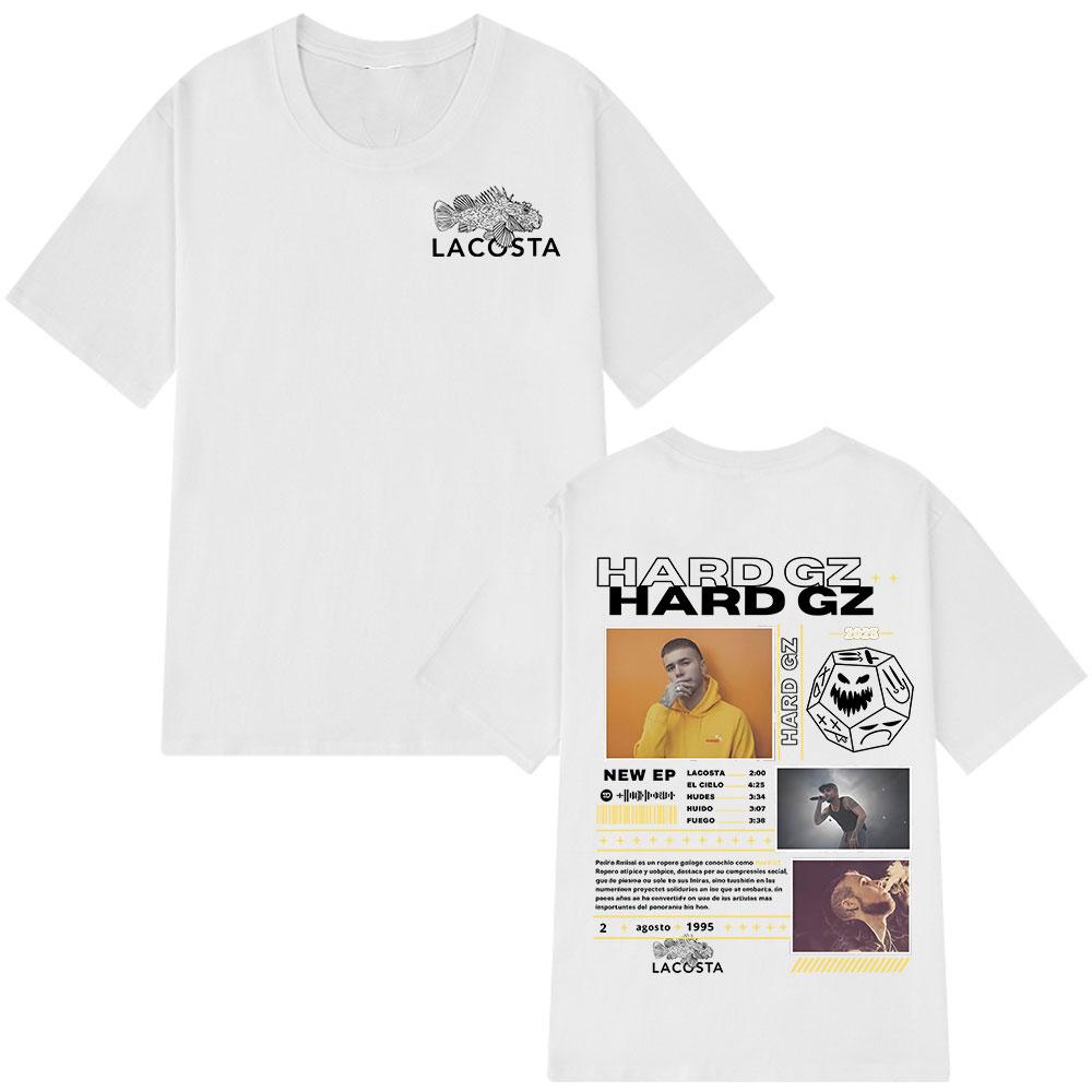 Rapper HARD GZ Tour 2025 Merch T Shirt Men Hip Hop Fashion Cotton Short Sleeve T-shirts Vintage Oversized T-shirt Top Streetwear4