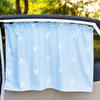 Cute Cartoon Sunshade Curtain Suction Cup Car Window Cover Creative Car Curtains  Side Window