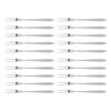 20Pcs Reusable Rustless Steel Fruit Fork Polished Long handle Ice Cream Fork Rust Resistant Anti Slip Salad Fork Party