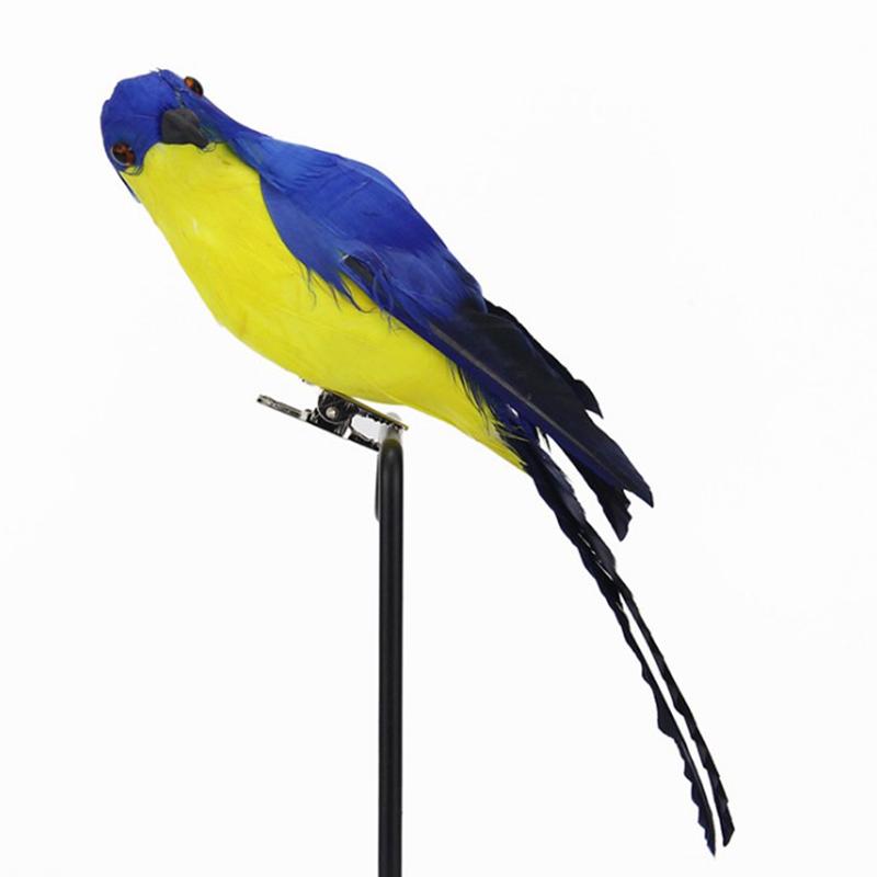 1PCS Parrot Artificial Birds Fake Foam Animal Simulation Feather Birds Models DIY Wedding Home Garden Ornament Decoration
