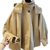 Women's Retro Baseball Jacket - Casual Loose Fit for Spring & Autumn