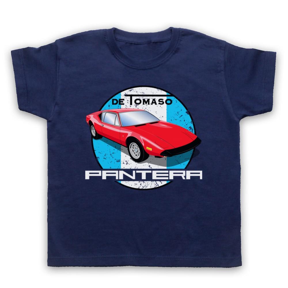 

De Tomaso Pantera Italian Classic Muscle Sports Car Kids Childs T-Shirt 4XL