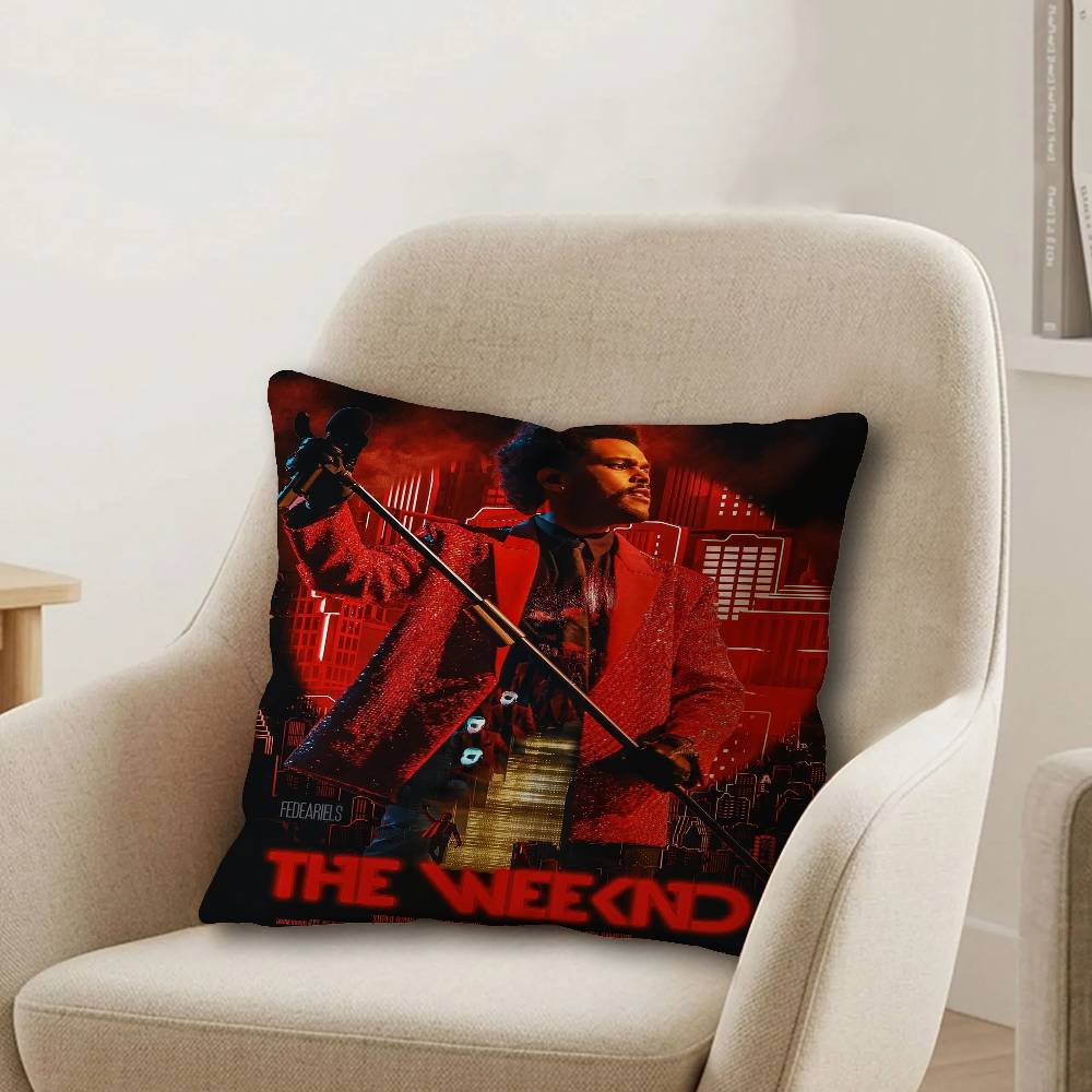Music Hot Album Star The Weekend Pillowcase Toon Gift Cushion Cover Bedroom Home Sofa Chair Seat Decor Pillow Case