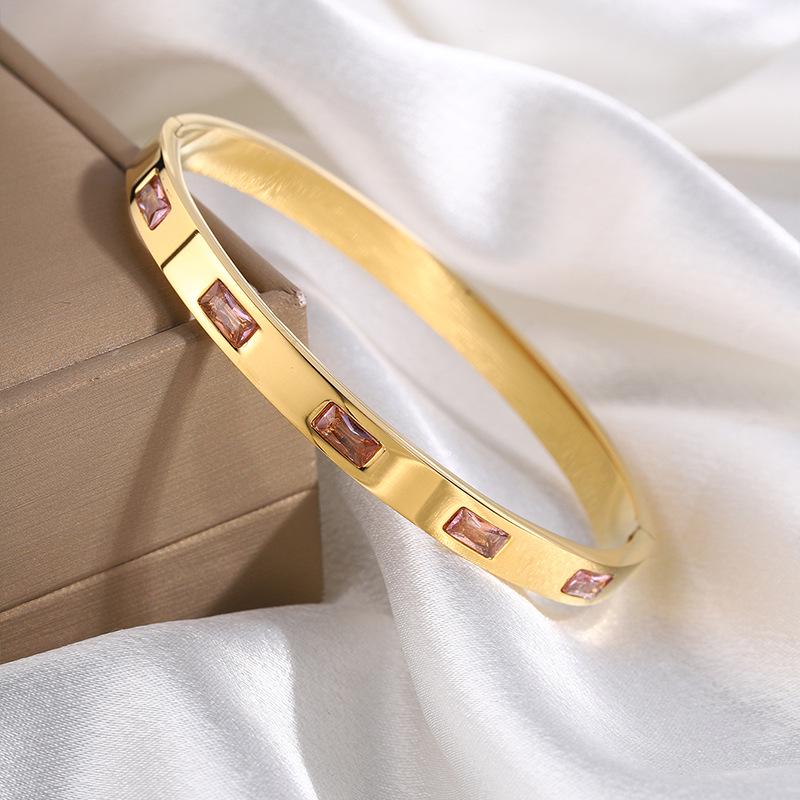 Europäisches & Amerikanisches Luxus Zirkon Stern Armband: Vielseitige, Elegante, Lichtechte Mode für Damen