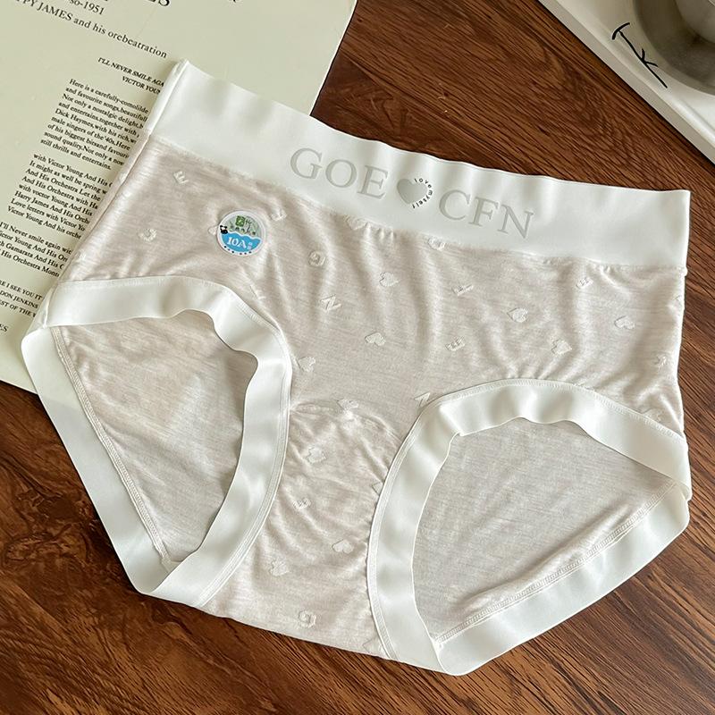 Plus Size Women's Summer Slim High Waist Belly and Skin Non  Scratch Comfortable Breathable Underwear