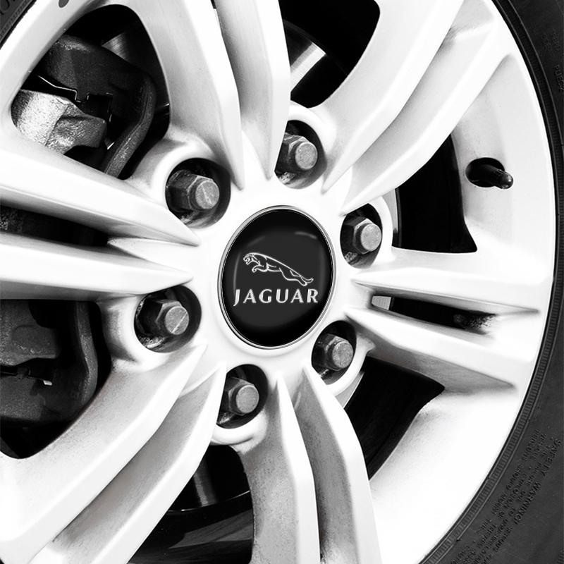 4pcs 60mm Car Vossen Wheel Center Hub Cap Car Rims Dust-proof Cover Hubcapss For Jaguar XF XE XJ XJ8 F Pace X Type F Type Necklace Tijera Ropa Llavero