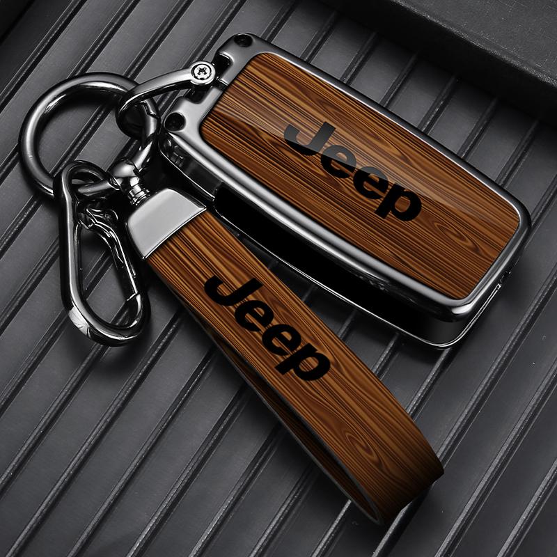 wert-gijn-Fashion Zinc Alloy 4 Buttons Car Flip Key Case Keyless Key Protector Bag For Jeep Renegade Compass 2016 2019 Auto Accessories120000