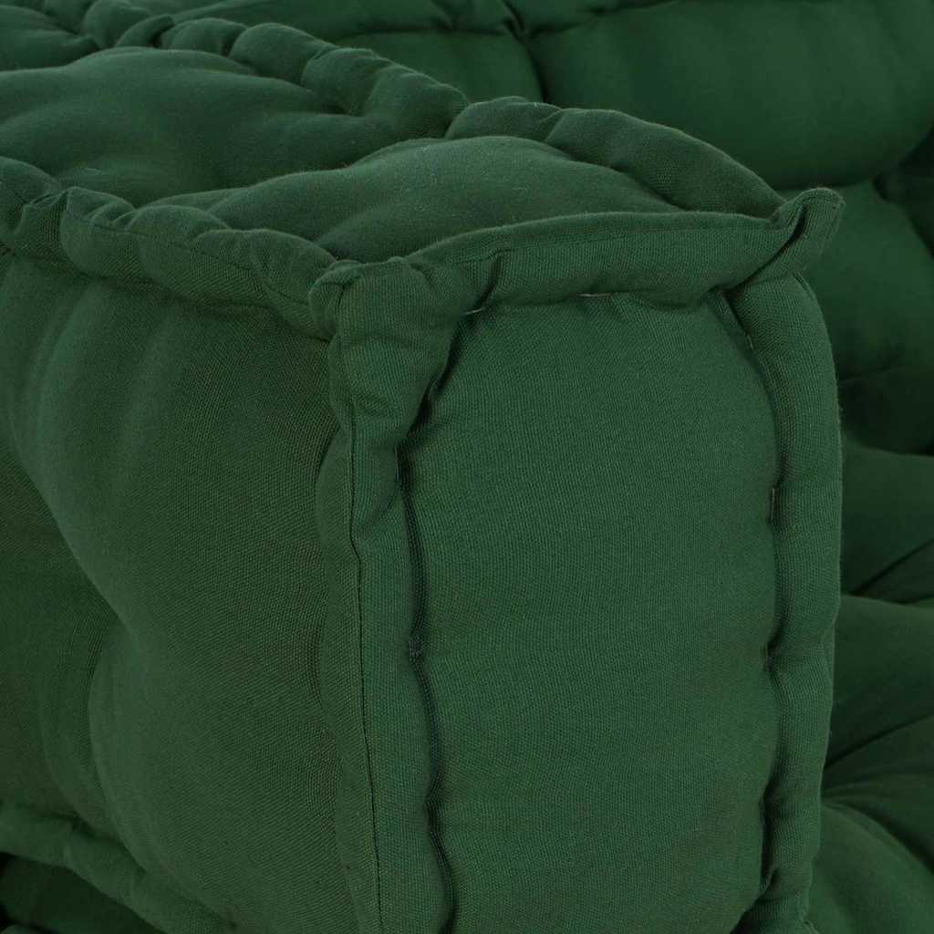 Pallet Sofa Cushion Set 3 Pcs Green 120 X 80 X 38 Cm Fabric