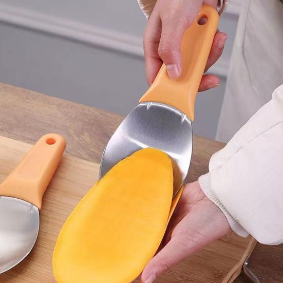 

Экстрактор манго Острый гуманизированный дизайн Идеальная посадка Удобная удобная рукоятка Разрезанные фрукты Нержавеющая сталь