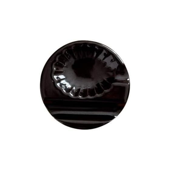 Tableware East Small Plate Chopstick Rest Black Japanese Flower Chopstick Rest & Spoon Rest 8cm Small Plate Spoon Rest Flower-like Cut Pickles