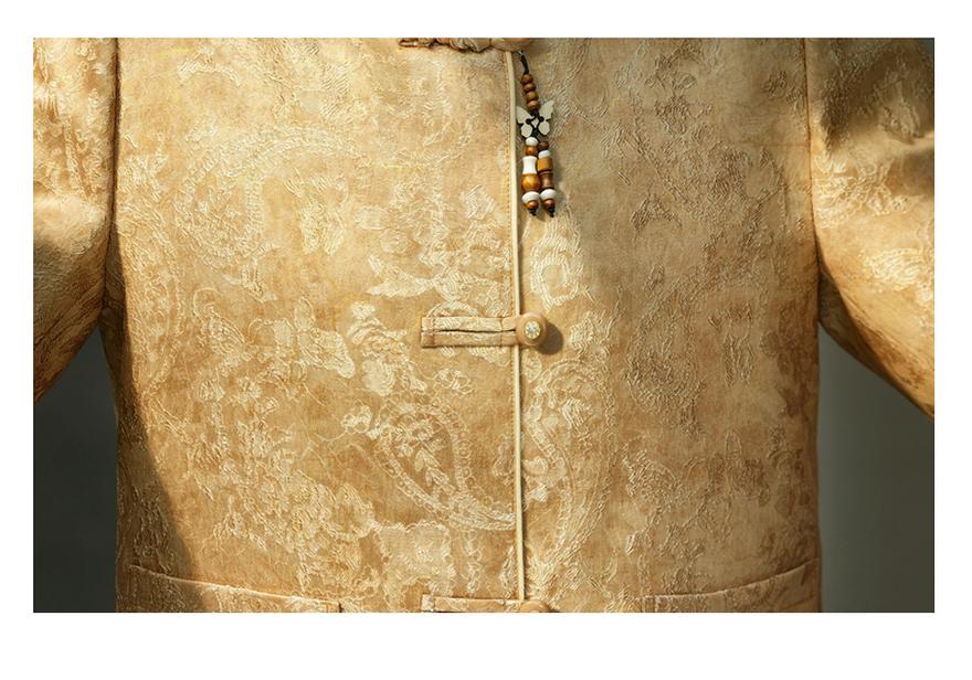 2026 Spring and Autumn Jacquard Jacket for Middle-Aged and Elderly Women - New Chinese Style