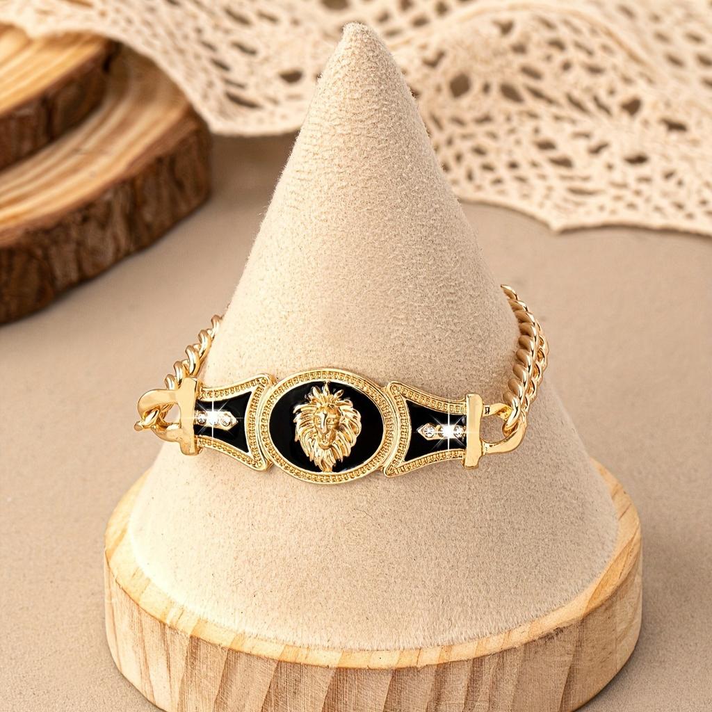 European Chain Anklet Chain, Zinc Alloy Lion Head, Suitable for Women To Wear, Anklet Girl High Sense