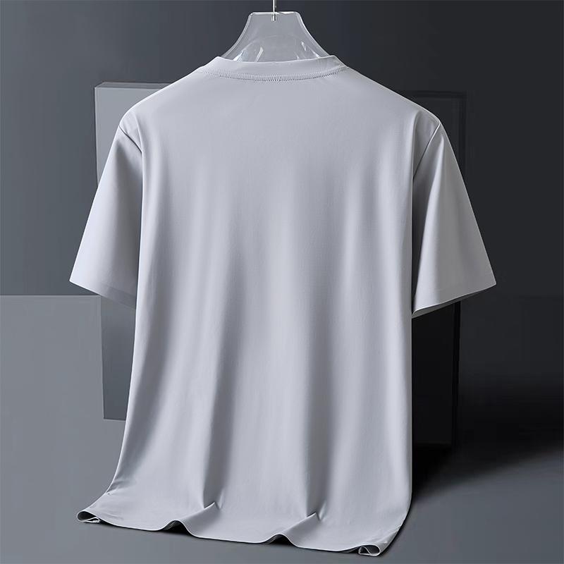 Ice Breathable Sports Short-sleeved T-shirt Men's Quick-drying Clothing Men's Loose Ice Silk Top T-shirt Men's Fitness Training Half-sleeved T-shirt