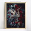 Diamond Painting Skull Diamond Embroidery Sale Girl Diamond Mosaic Full Layout Pictures