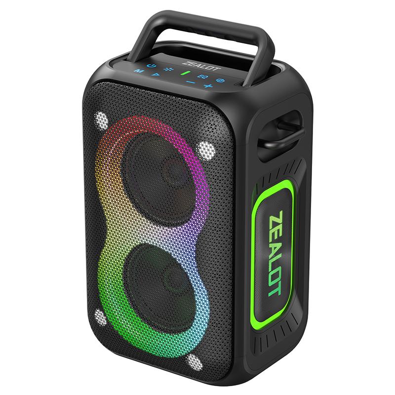 Good Quality High Power 60Watts Speaker Zealot PT02 Wireless Subwoofer Portable Wireless Speaker for Party Outdoor