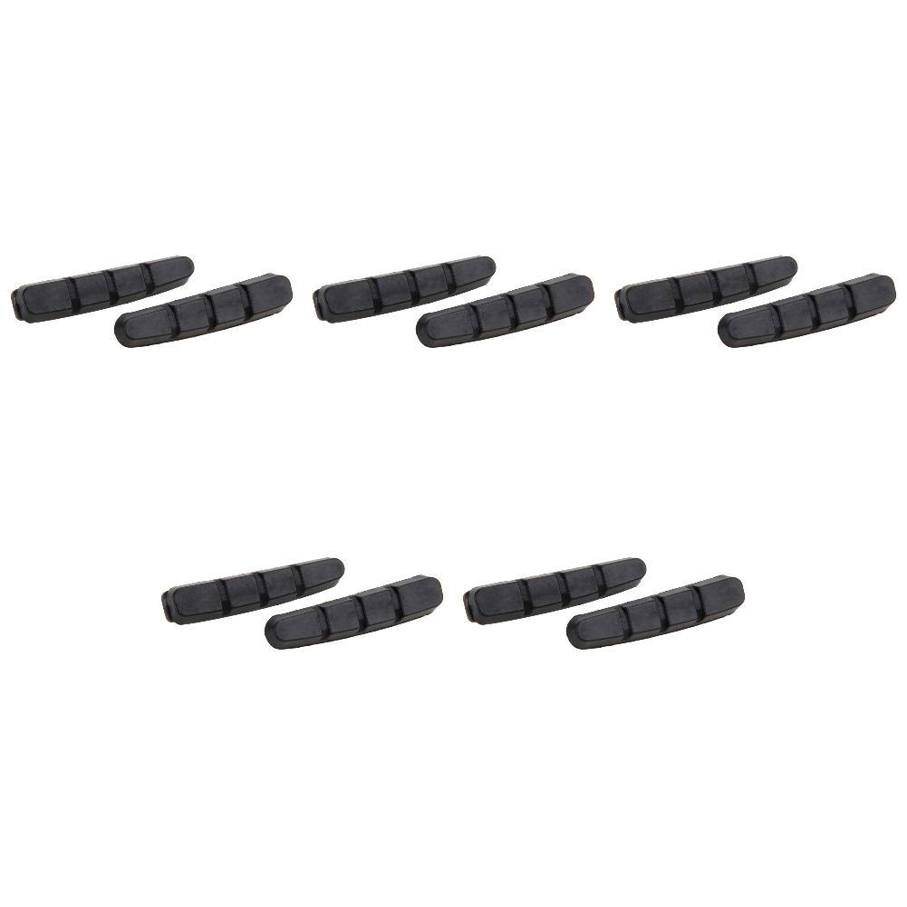 

5/10 Pairs Bicycle C Clamp Brake Pads Aluminum Alloy Road Bike Brake Shoes Blocks Replacement Rubber Pad Cycling Accessories