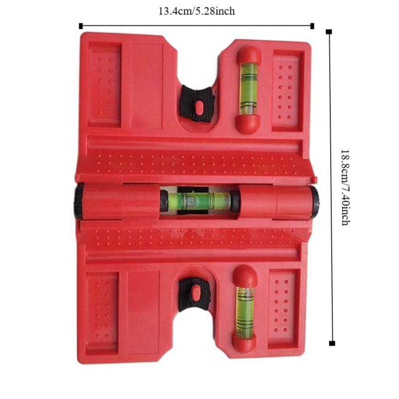 Professional Angle Gauge Adjustable Folding Angle Meter Spirit Level Meter  Professional Use