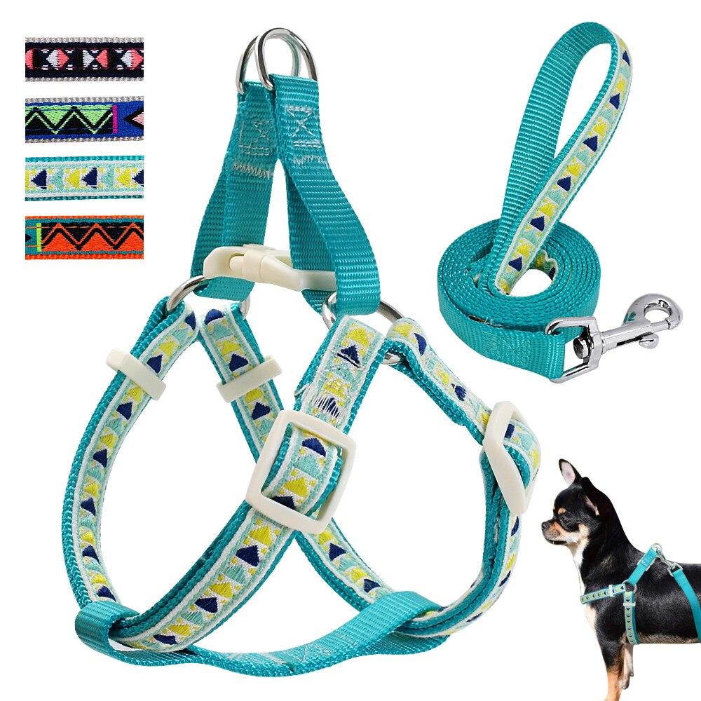 printed dog harness