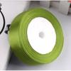2.5cm Satin Floral Silk Ribbon Headband, Gift & Cake DIY, 25mm Polyester Craft Webbing