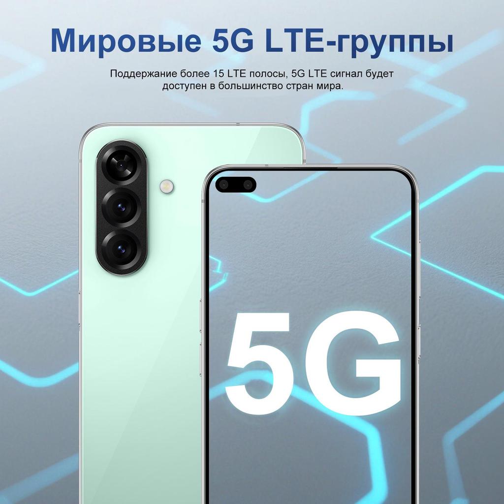 A56 Premium 5G Smartphone: High-Resolution Camera, Large Screen, Global Roaming, 128GB Storage.