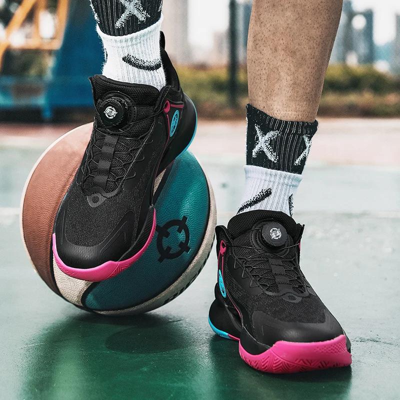 Unisex Basketballschuhe Herbst Leicht Atmungsaktiv Basketball Sportschuhe Herren Trainingsschuhe Sportschuhe Trainer Dämpfung Turnschuhe