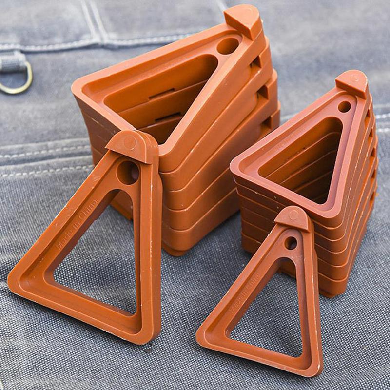4Pcs Plant Pot Foot Flower Pot Support Invisible Triangle Holder Breathable Flower Pot Risers Garden Potted Planting Tool