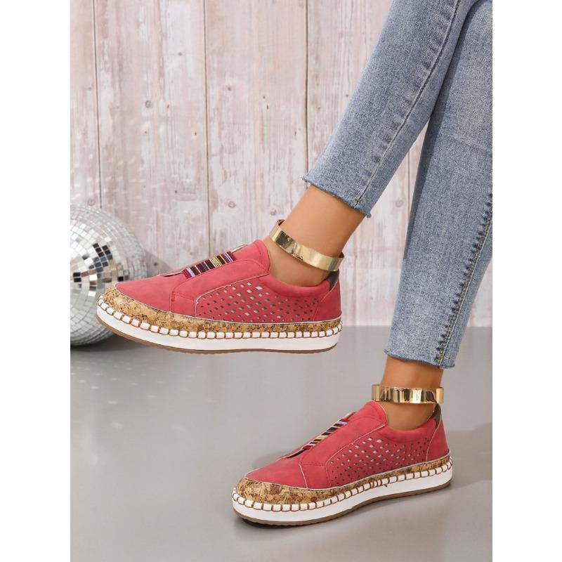 Large Size Casual Single Shoes for Women's Autumn New Style Flat Bottom Casual Single Shoes for Women