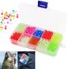 Assorted 5mm Luminous Fishing Beads, 1000 Pieces Red Yellow Green Plastic Beads, Glowing Tackle for Freshwater and Saltwater Fishing