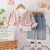 Kids Casual Long-Sleeve Set, Comfortable Daily Wear Outfits
