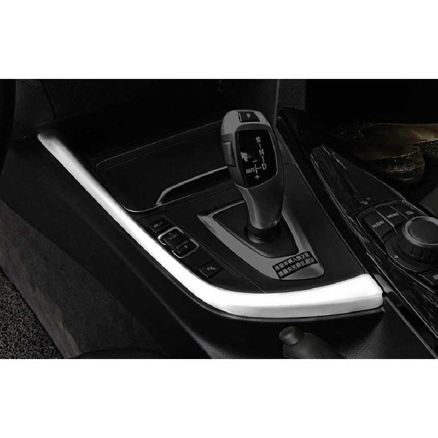 Central Console Decoration Cover Trim For BMW 3 4 Series GT 2013-2019 ABS Silver