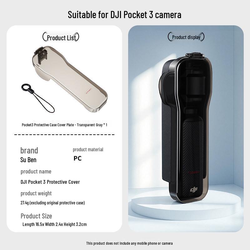 

DJI Pocket 3 Gimbal Camera Lens & Case Protector