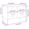 VidaXL Meubles TV 2 pcs, Armoires de Télévision avec Pieds, Supports Télé avec Rangement Salle de Séjour, Anthracite 843047