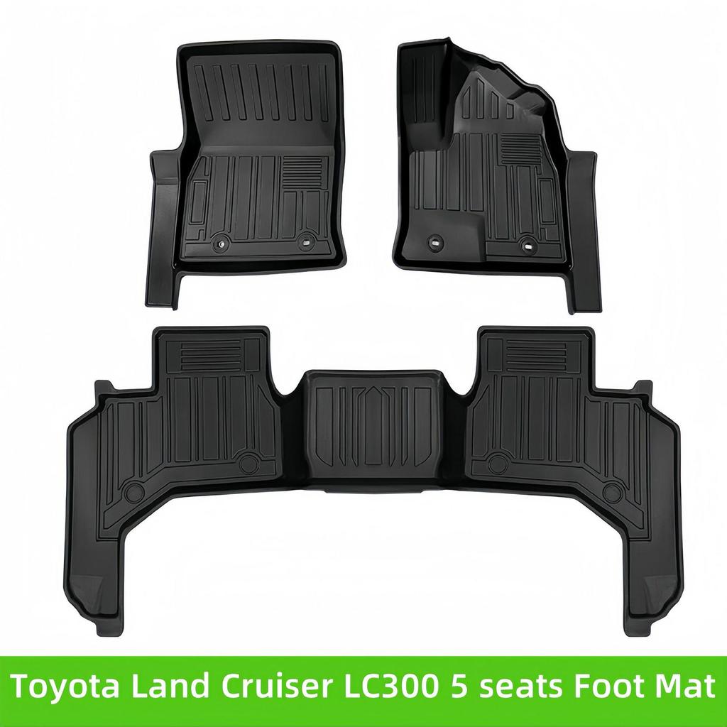 TPE Rubber Floor Mats for 2022+ Land Cruiser LC300