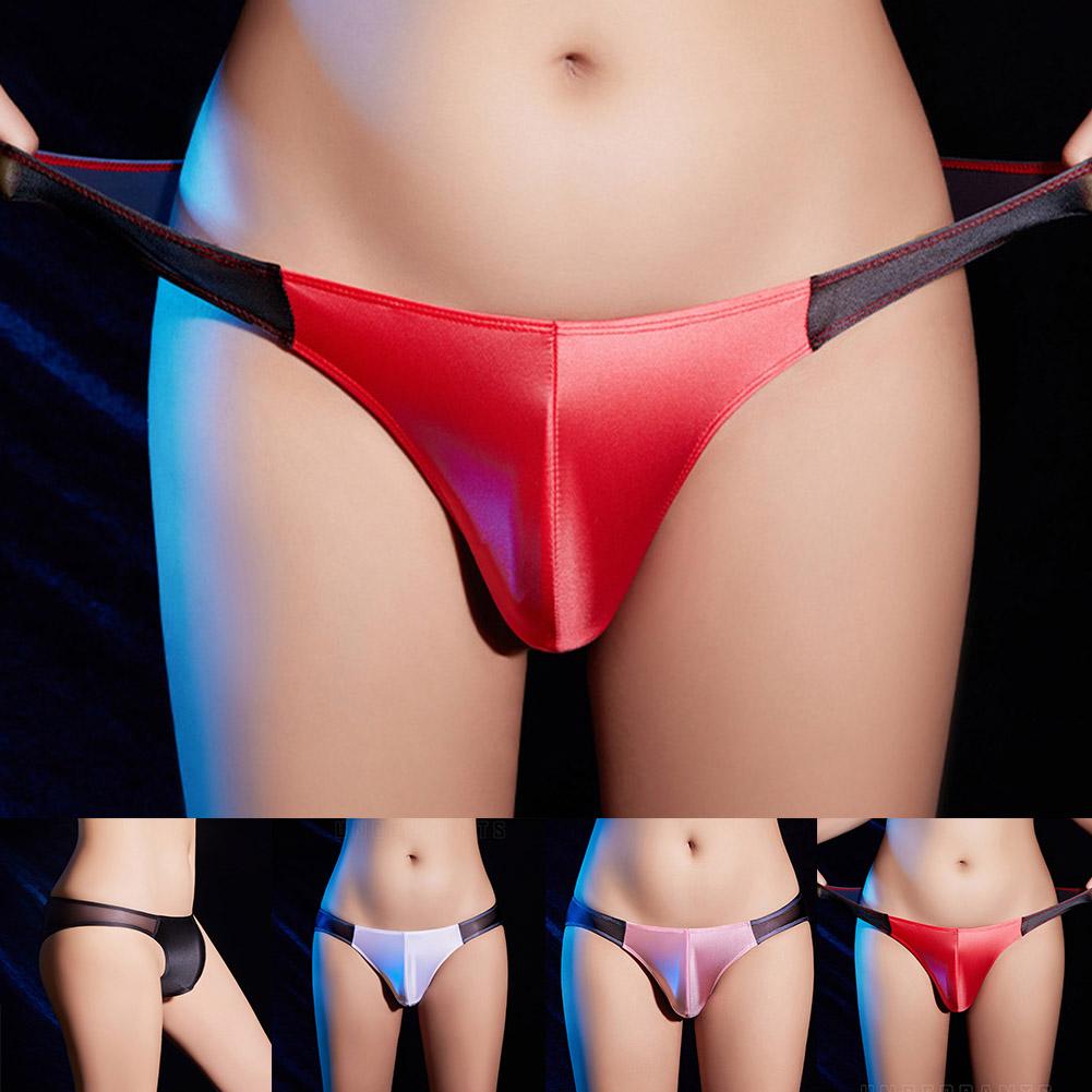 Thin Panties G-string Black/Red/White/Pink Bulge Pouch Comfort